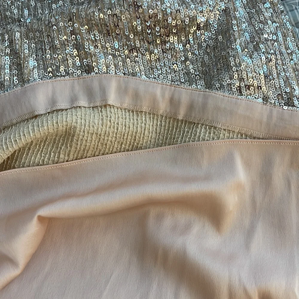 Ramy Brook Gold Sequin Maxi Dress - Picture 13 of 15